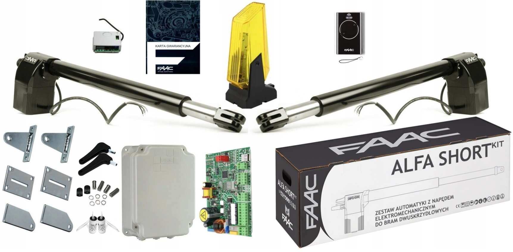 Pohon pro dvoukřídlou bránu Faac 414 Short