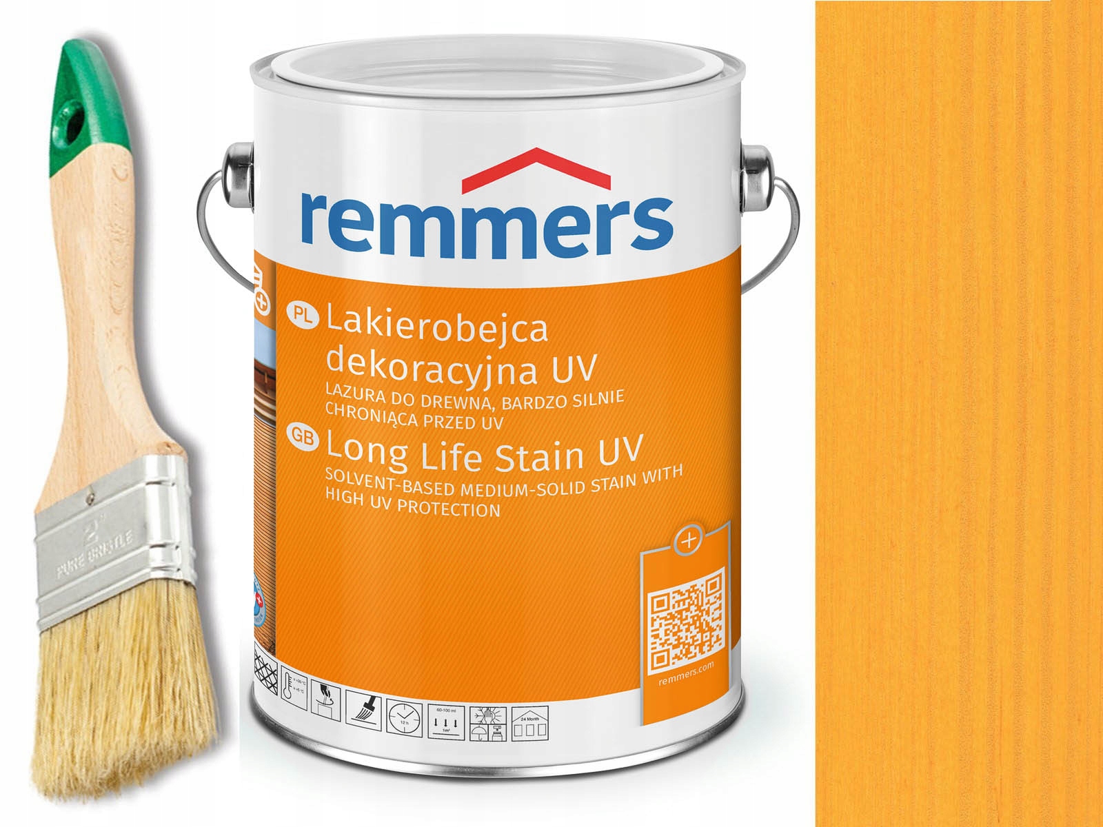 

Dauerschutz-Lasur Uv Remmers Sosna 0,75 L 2246