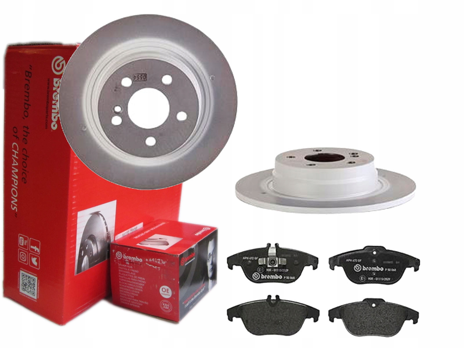 TARCZE KLOCKI BREMBO TYŁ MERCEDES C W204