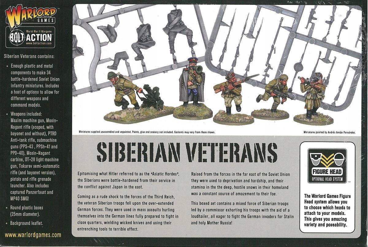 Bolt Action Siberian Veterans WWII Soviet Infantry System Bolt Action