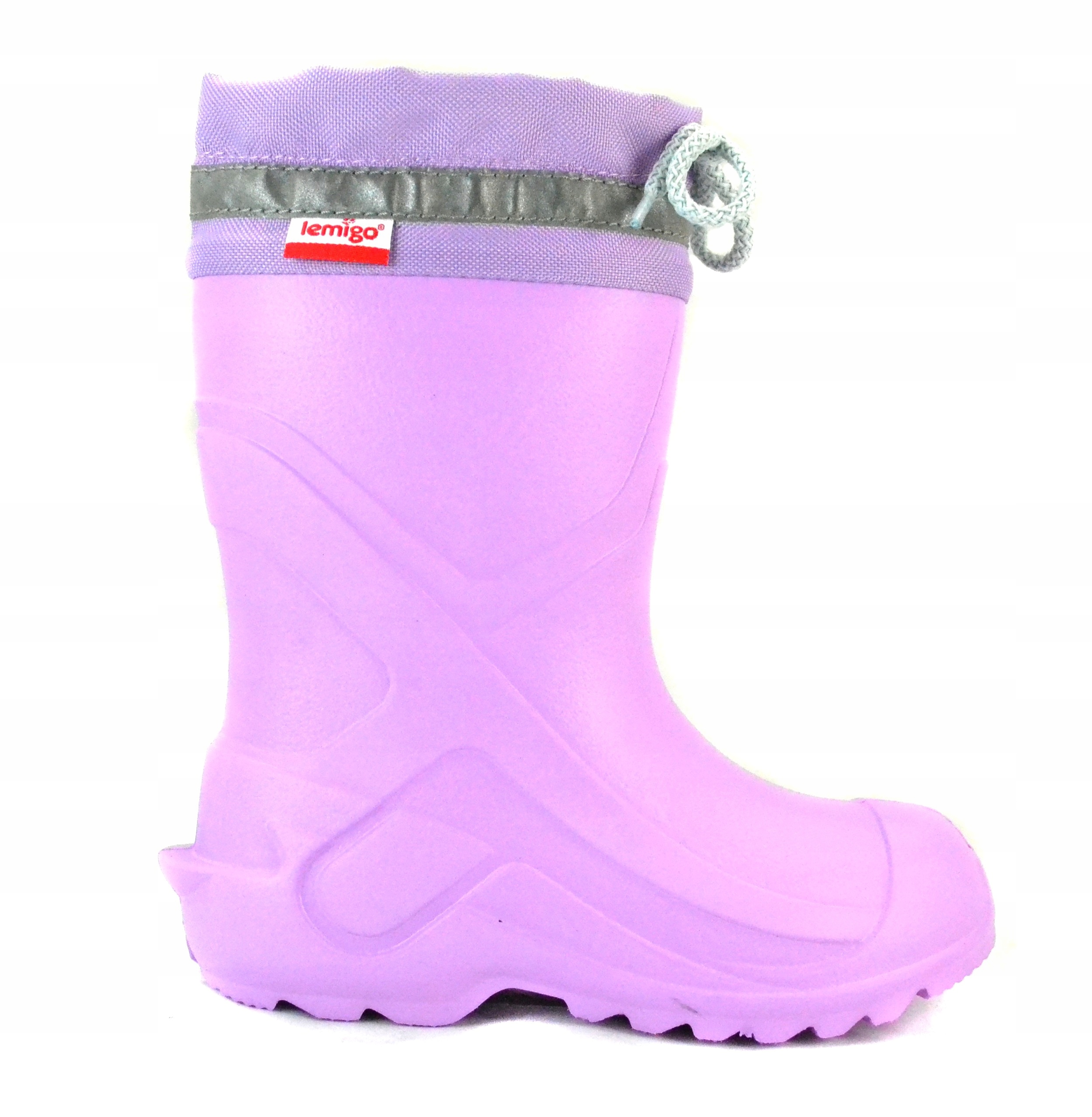 Liliowe kalosze dziecięce CAMP LEMIGO lekkie 36/37 Rozmiar (new) 36-37