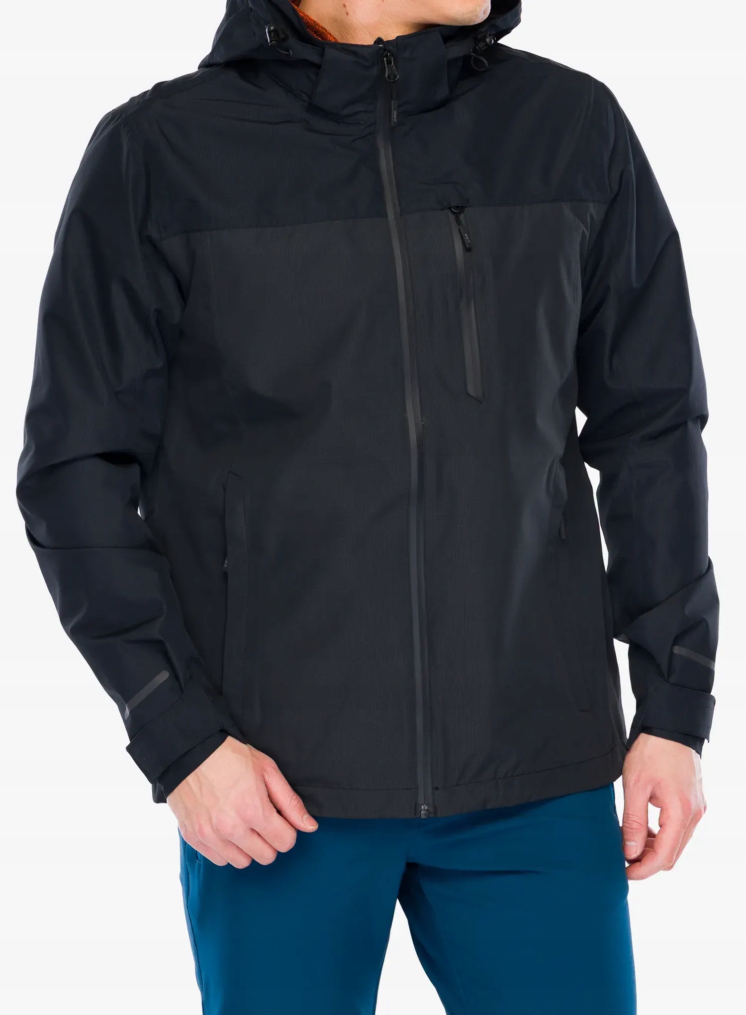 Pláštěnka Cmp Muse Jacket Fix Hood antracitová/nero 50 (L)