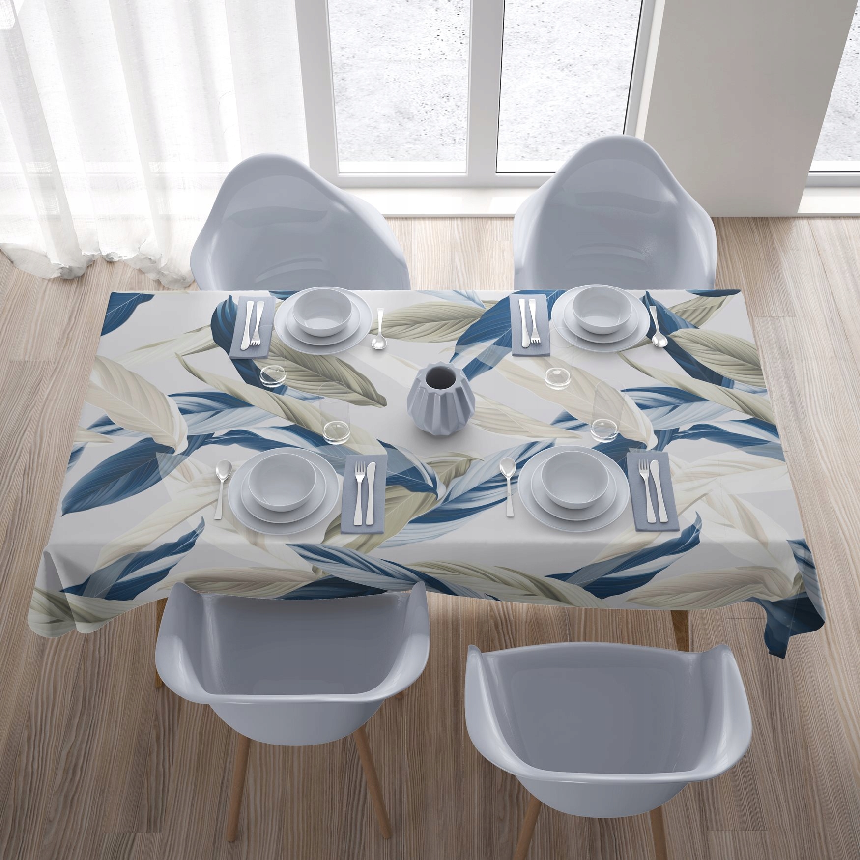 OBRUS PLAMOODPORNY 140X220 GŁADKI MATOWY GRUBY 052 Wzór dominujący inny wzór