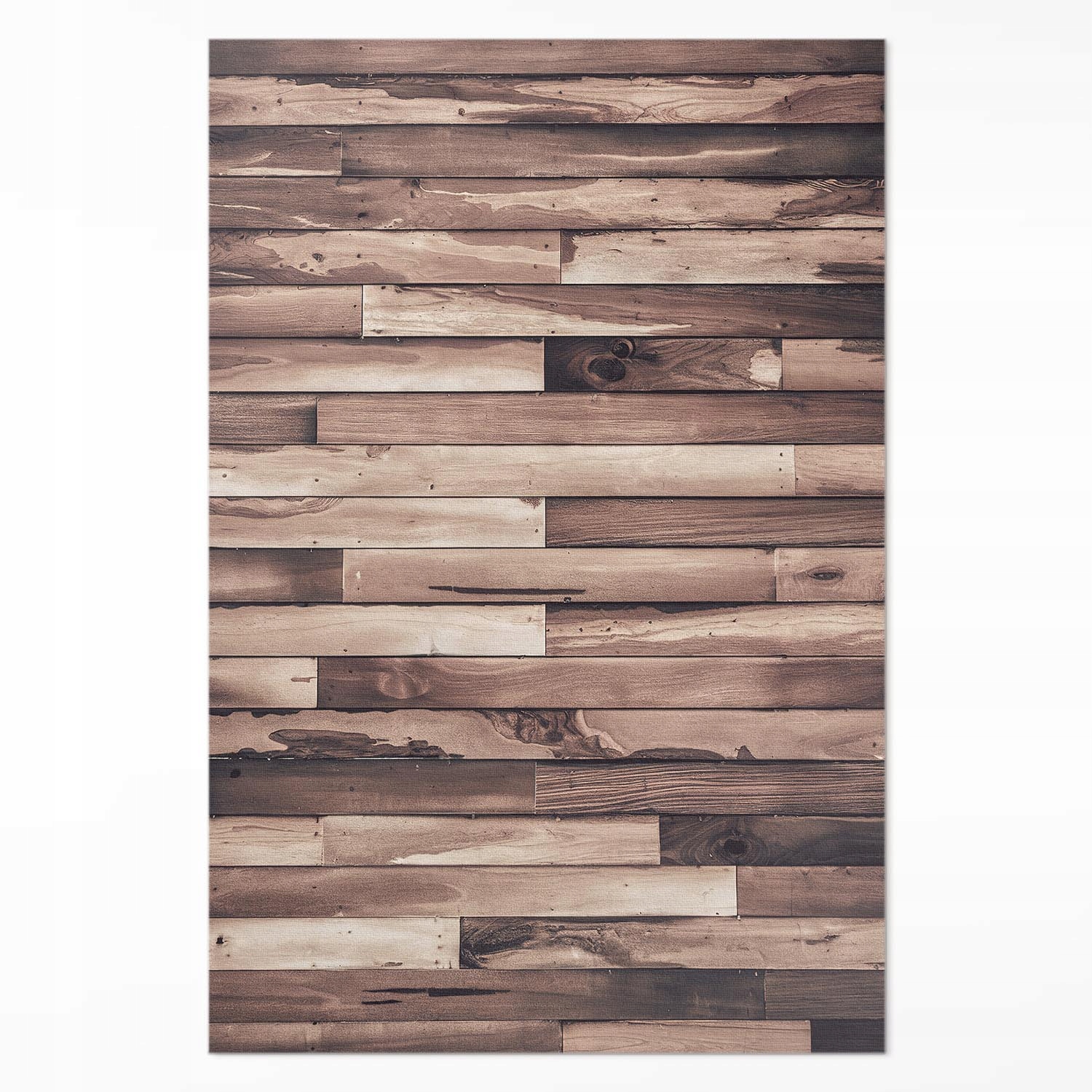 Koberec Pvc Vnitřní přírodní podlahová prkna dřevěné parkety 120 x 180 cm