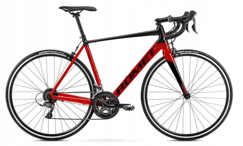 Rower Romet Huragan 1 Czerwono-czarny 53M