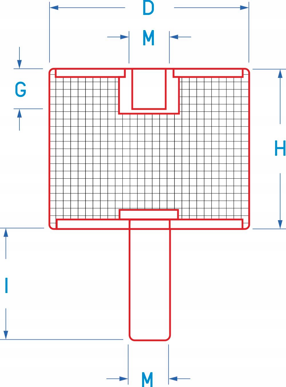 Wibroizolator Typ B 40X30 M8 do Podstaw StrongLift EAN (GTIN) 5904335414554