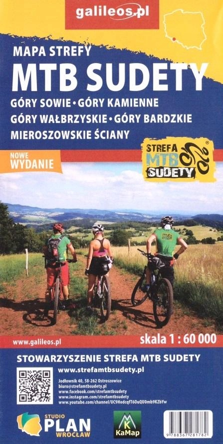 Mapa - MTB Sudety 160 000