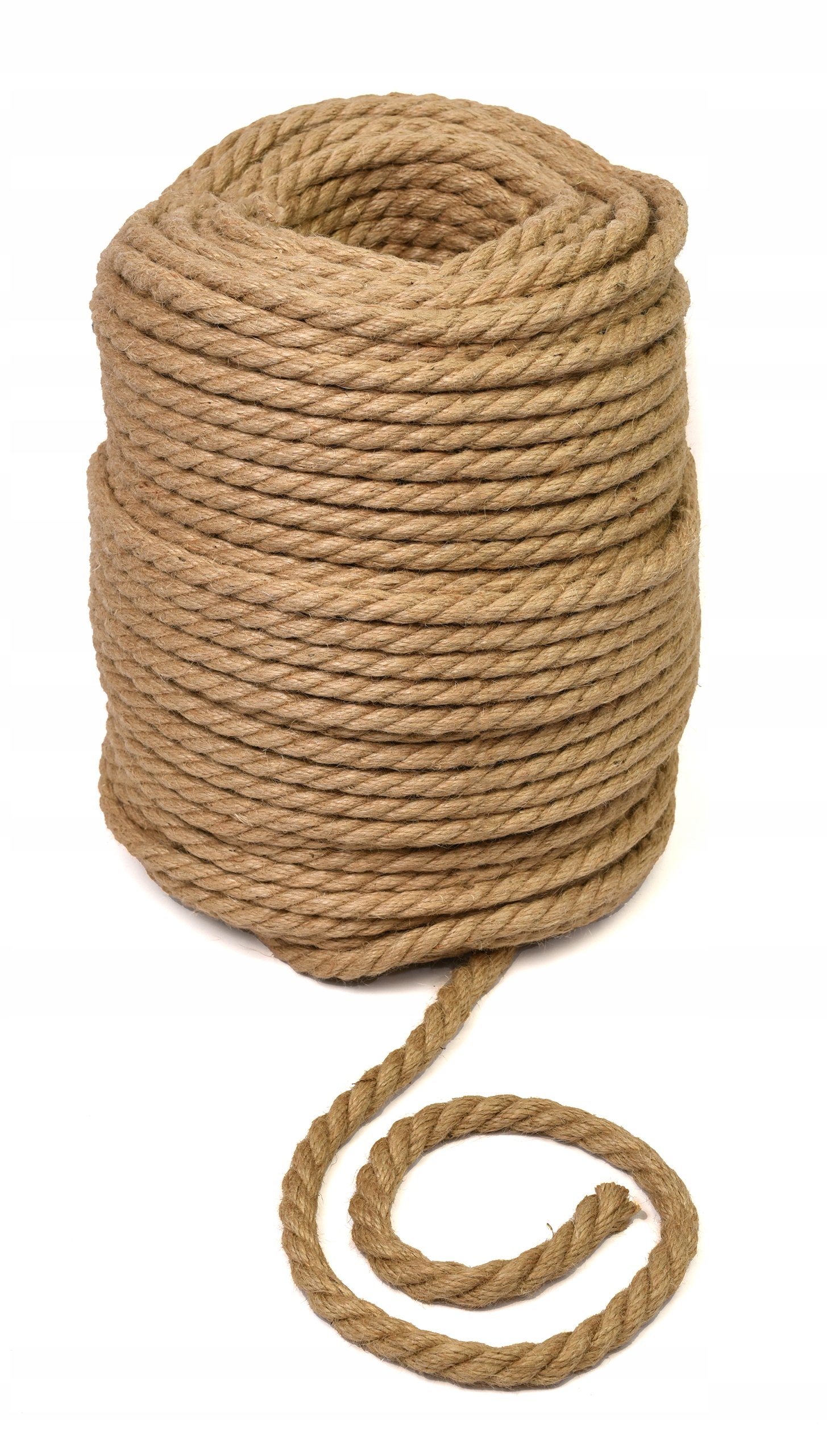 Jutové Lano Ozdobná ozdobná šňůra na škrabadlo 12 mm 100 m Premium