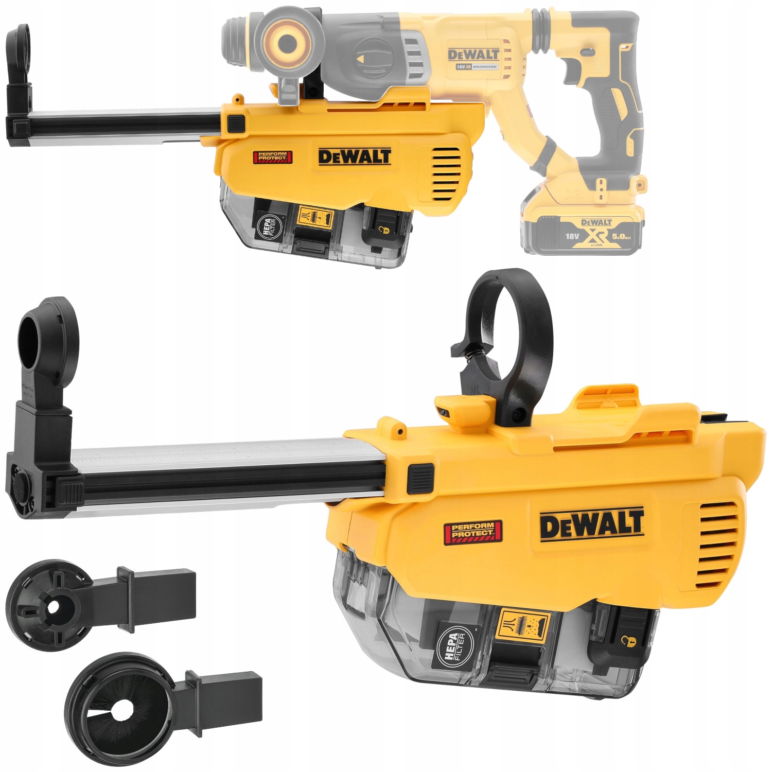 DeWALT Adapter do odsysania pyłu do młotowiertarki DCH263 Sds+ DWH205DH