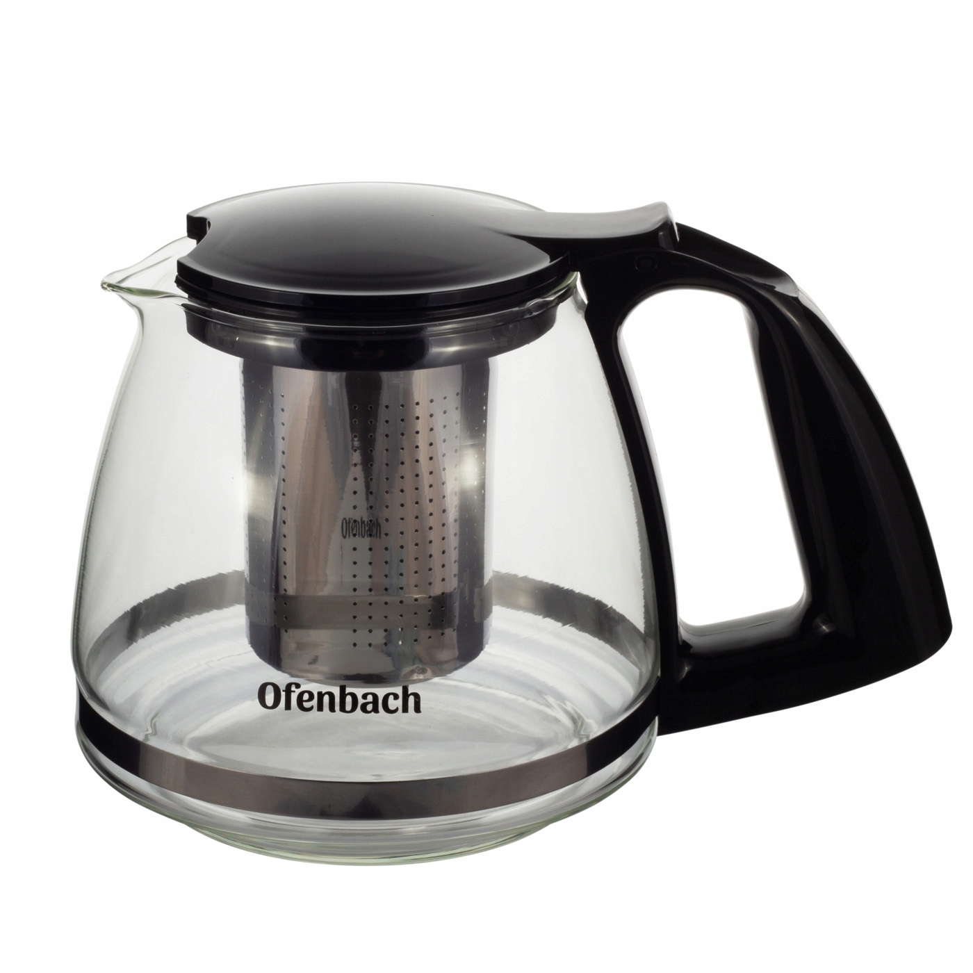 SZKLANY ZAPARZACZ HERBATY ZIÓŁ DZBANEK OFENBACH Materiał szkło