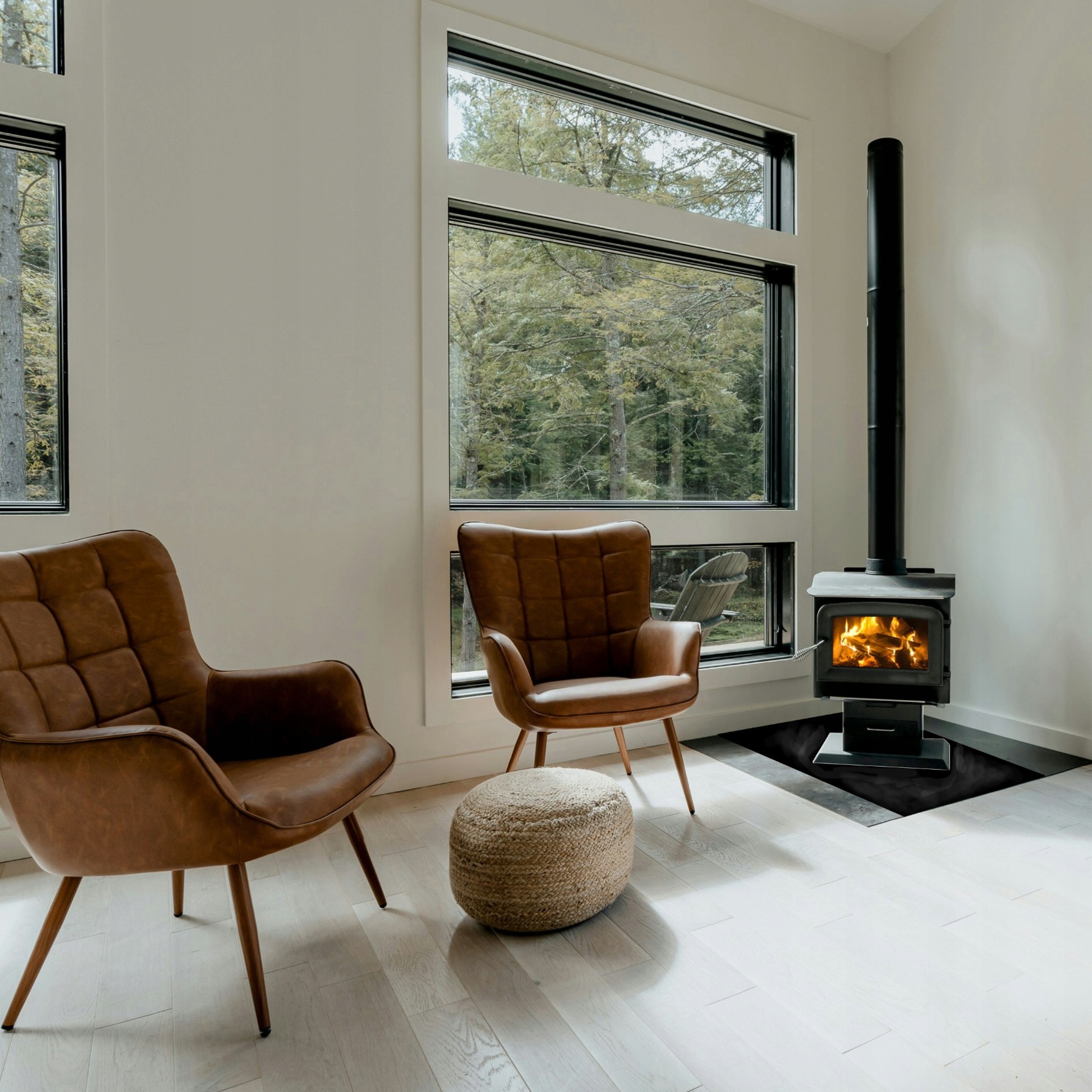 SZYBA HARTOWANA POD KOMINEK PIECYK CZARNA PODSTAWKA WYMIAR 65x60cm Marka TMK ArtDeko