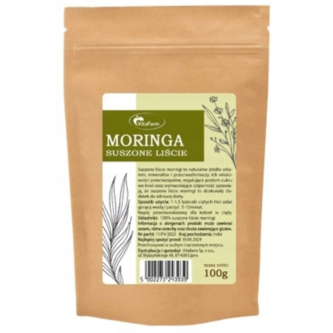 Moringa suszone liście 100g