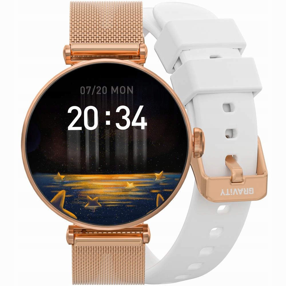 Chytré Hodinky Dámský Gravity GT26-2 Doplňkový Pásek (sg042b) Gravírování