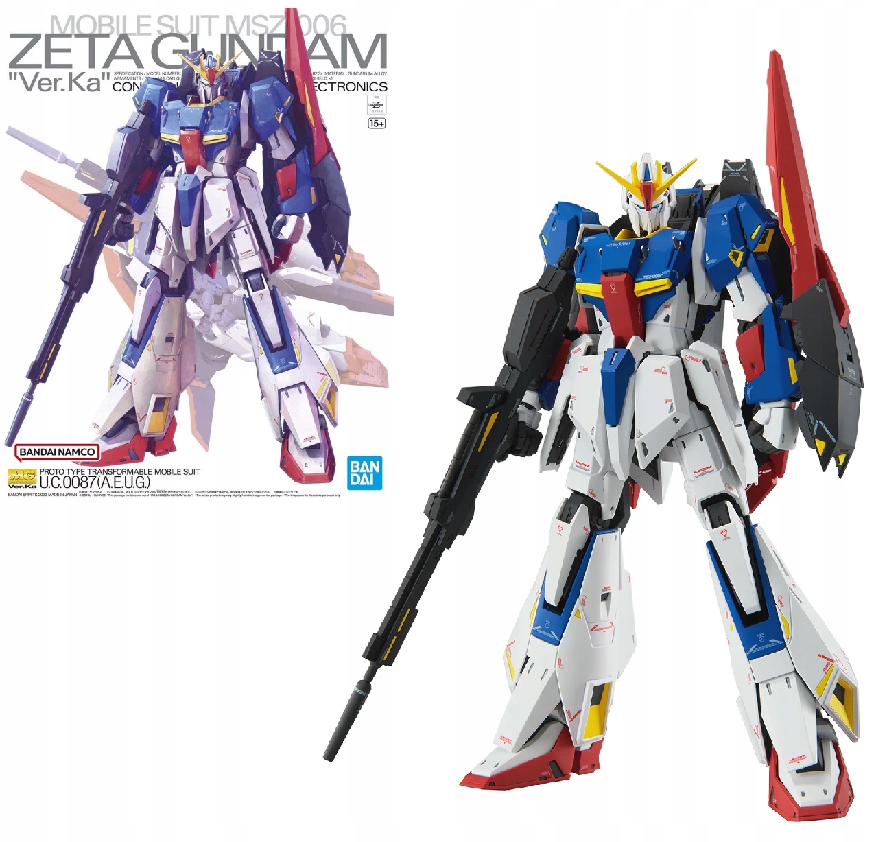 Gundam Mg 1/100 Zeta Gundam Ver. Ka Modelářský set