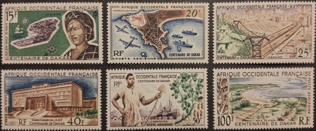 KOLONIE FRANCUSKIE - FRANCUSKA AFRYKA ZACHODNIA ** - czysty