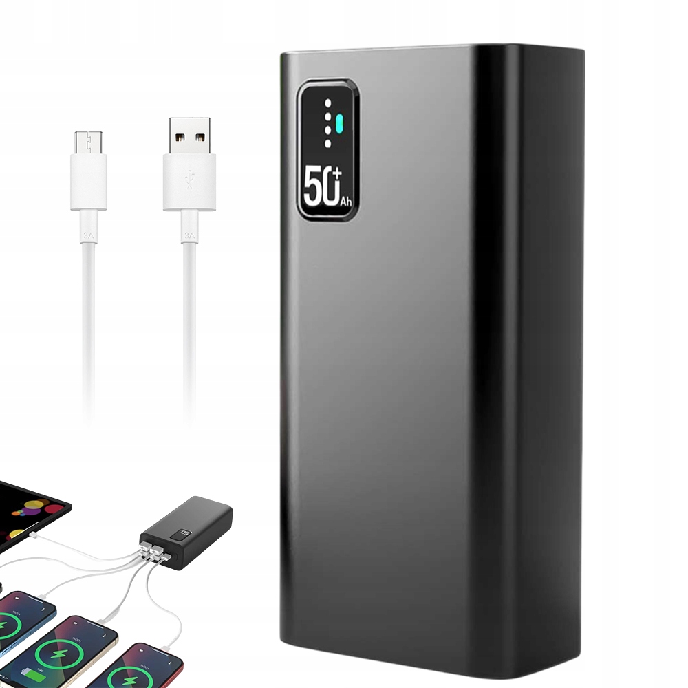 Powerbanka 30000 mAh 4xUSB Usb-c Rychlé Nabíjení Qc Pd 22.5W