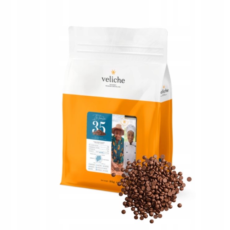 Levně Milk Intense 35% Čokoláda 35% balení 2,5 kg