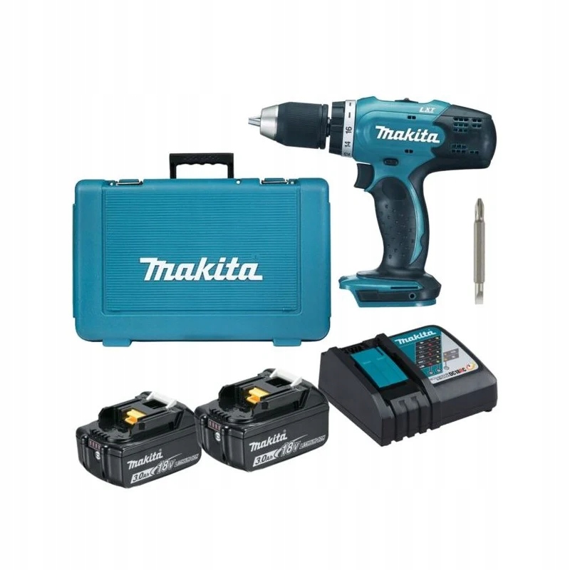 Makita Aku Vrtačka 18V 42/27 Nm 2x3,0 Ah DDF453RFE