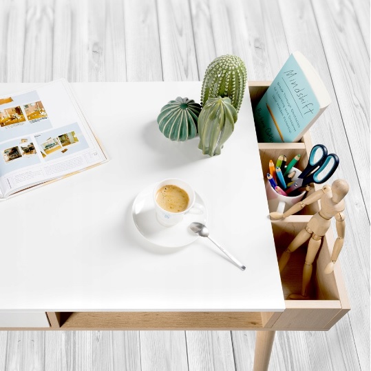 BIURKO MŁODZIEŻOWE LITTLESKY BY KLUPŚ SOFIE HIT Wysokość mebla 79 cm