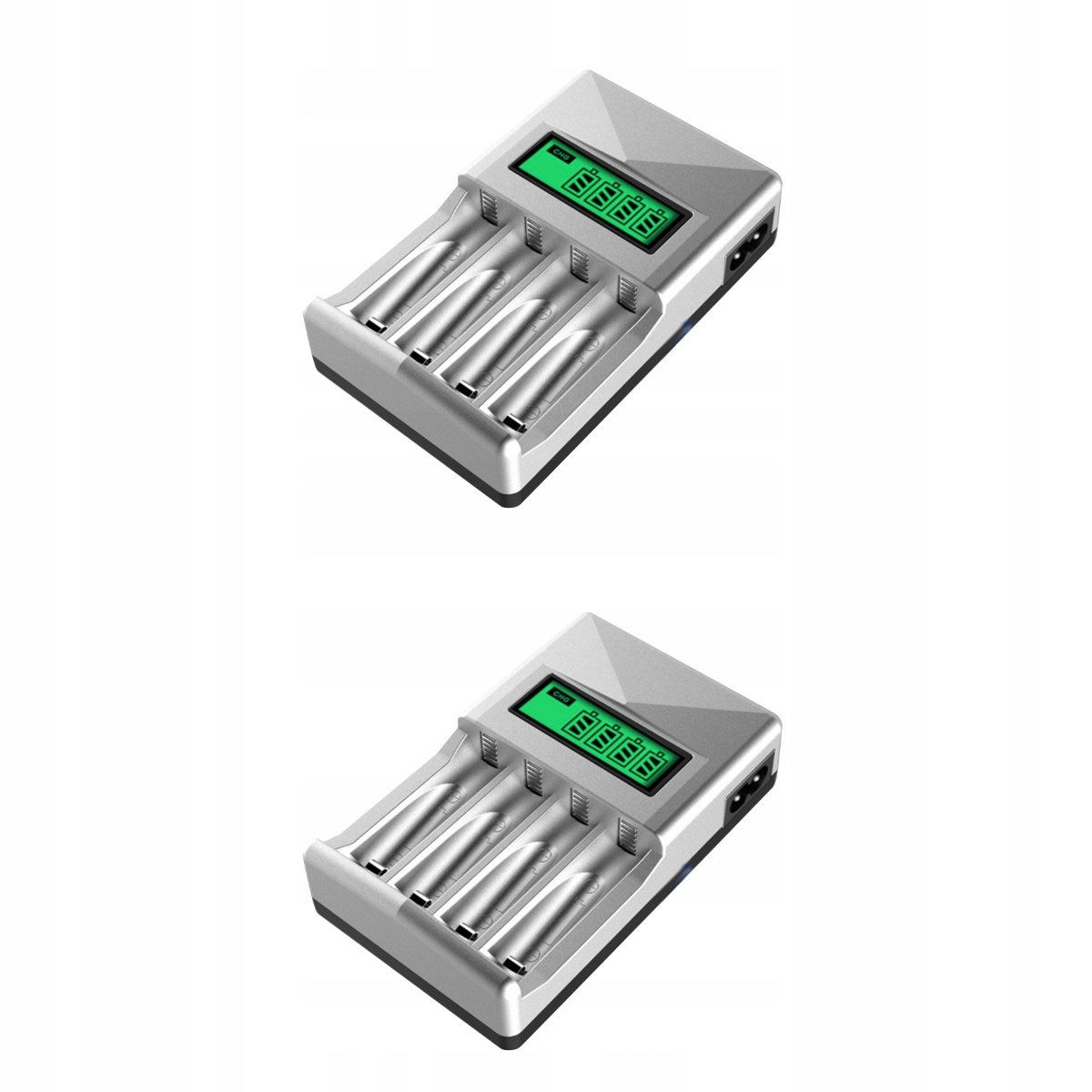 Ładowarka akumulatorów Uniwersalna LCD 8 gniazd