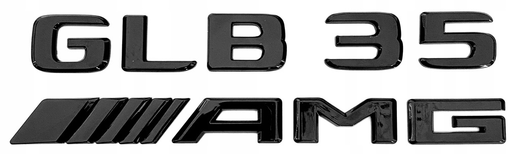Mercedes Glb 35 GLB35 Amg emblém znak nápis čierna