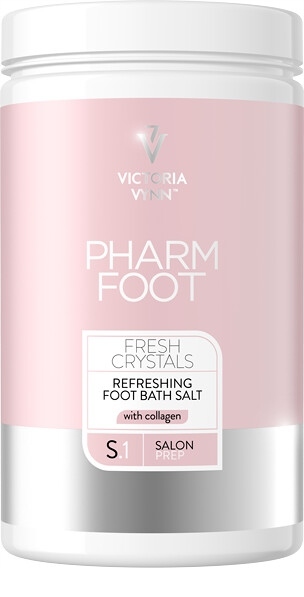 Pharm Foot Fresh Crystals Osvěžující sůl do koupele nohou, kolagenová, 1250 g