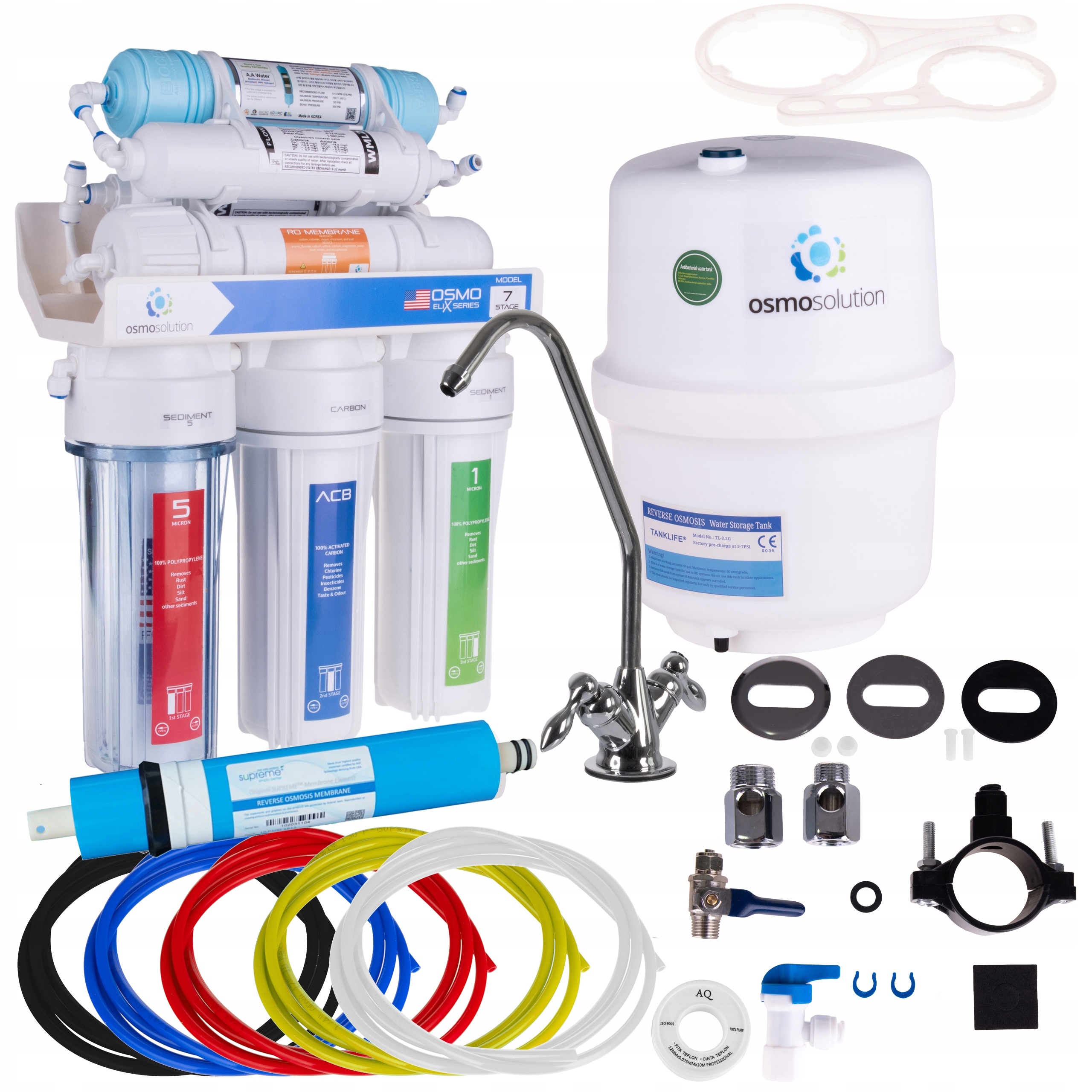 Filtr Do Wody Osmoza RO7 Redox Biocera Alkalizer