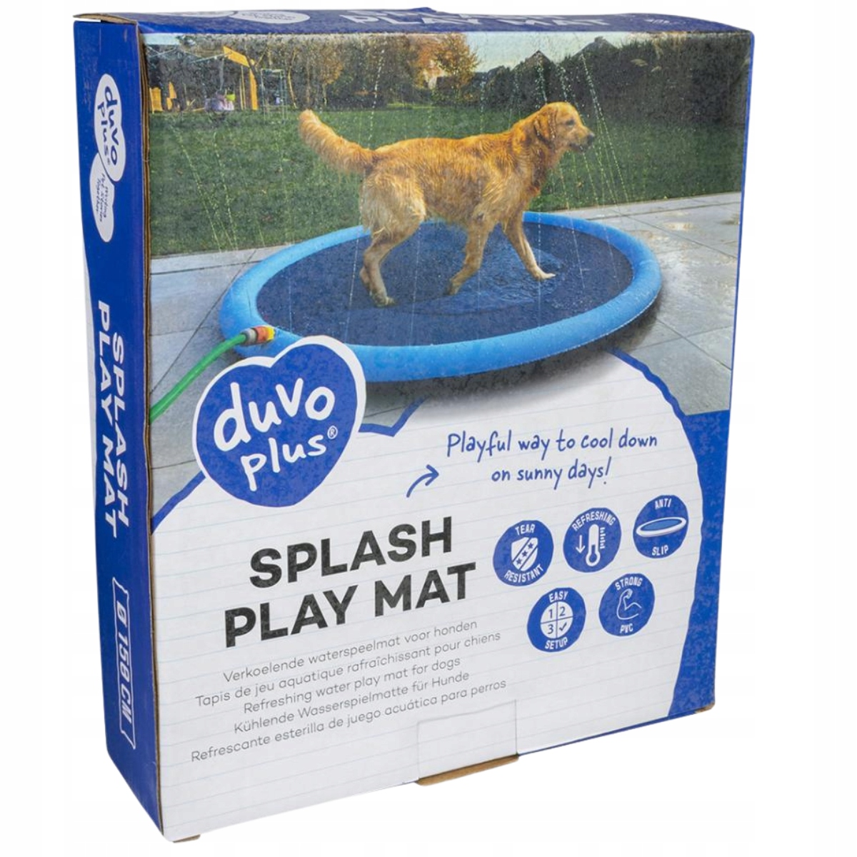 Levně Duvo+ Podložka pro psa s vodní clonou 150 cm