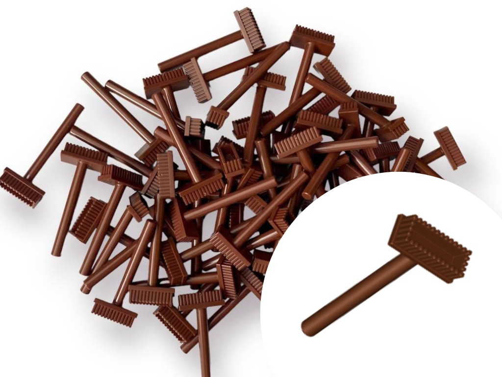 

Lego 3836 Szczotka Miotła Reddish Brown Brąz 10szt