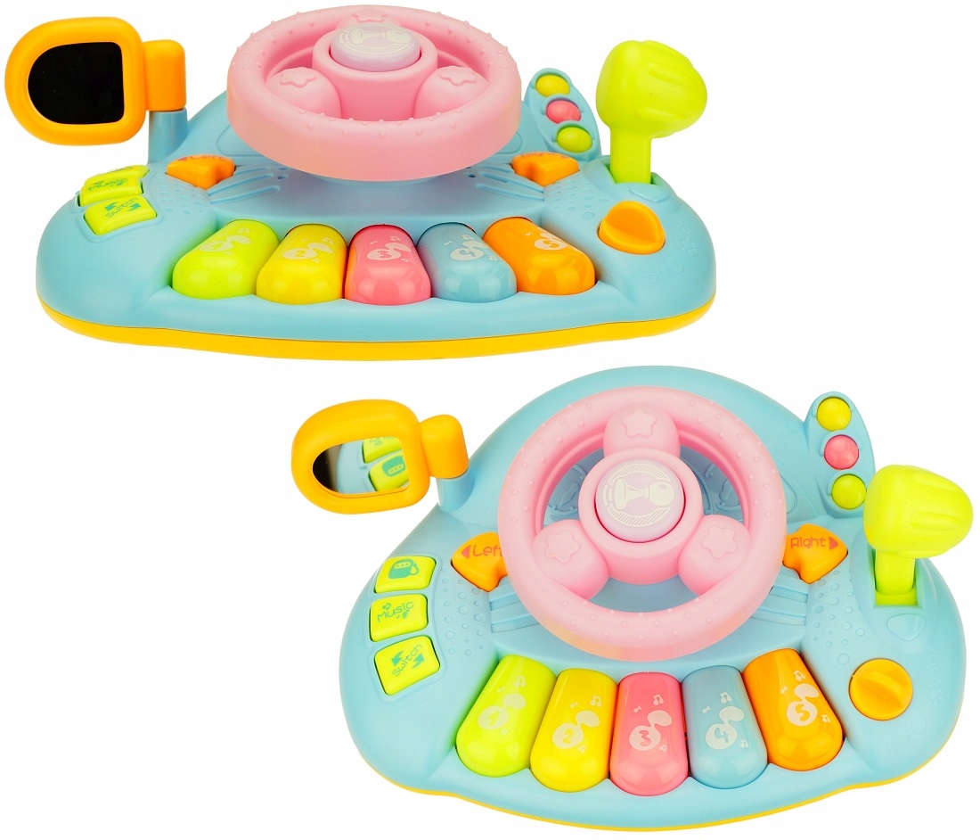 EDUKACYJNA KIEROWNICA ORGANKI ŚWIATŁO DŹWIĘK 0422 Marka Nicola Toys