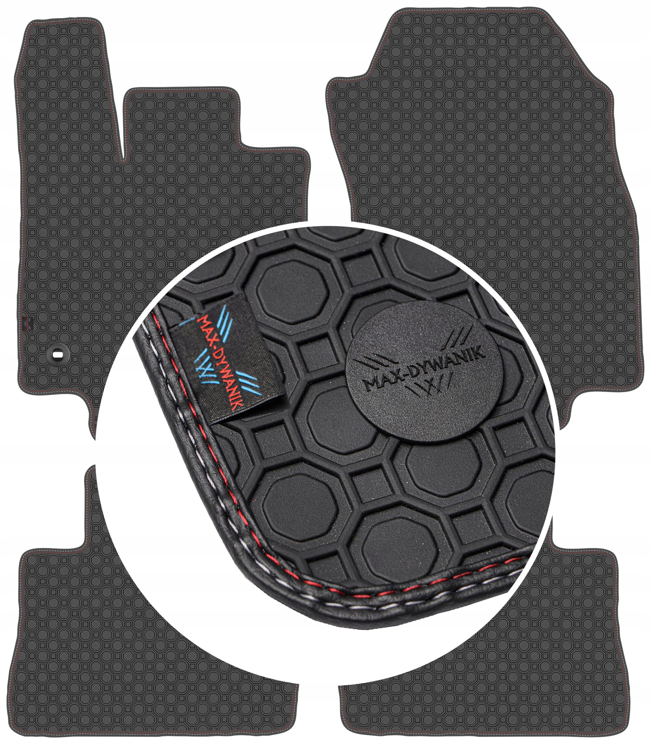 

Toyota Rav4 V Automat 2019- Wycieraczki Czarne