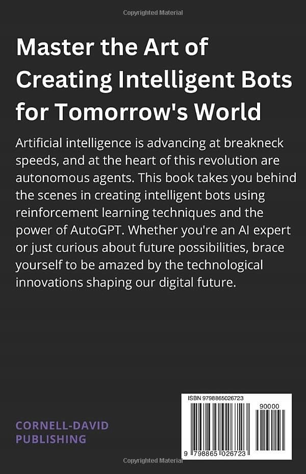 Brogane, Alex Autonomous Agents and AutoGPT: Creating Intelligent Bots with Język publikacji angielski