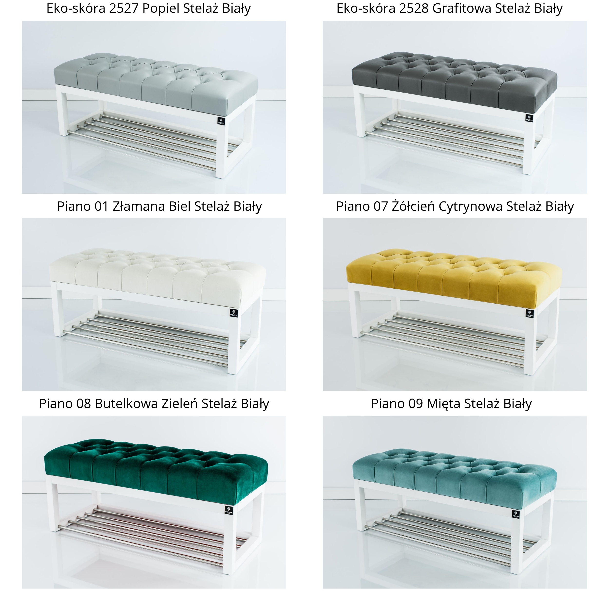 100 Ławka Do Przedpokoju Wiatrołap Czarna LPP4 Kolor korpusu inny kolor