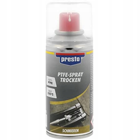 

Suchy Smar Ptfe 150ML Presto Spray Chroni Smaruje