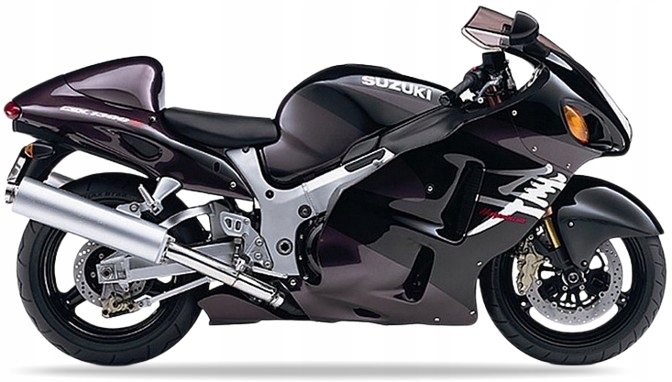 Nálepky Juula Na Suzuki Gsx 1300 R Hayabusa 2004 NY4 Purpurový Yat Čierny