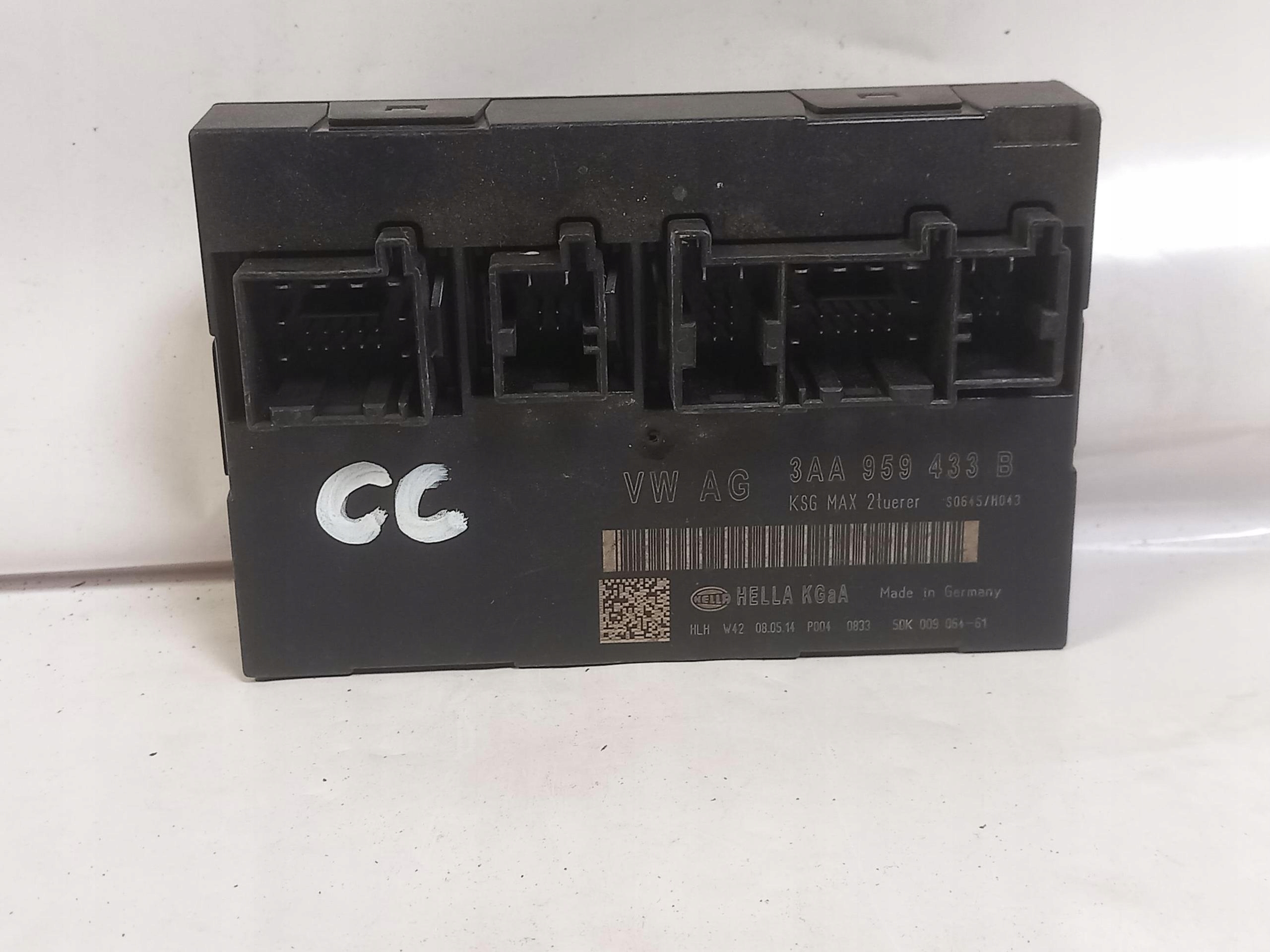 control unit comfort control unit VOLKSWAGEN PASSAT CC 3AA959433B 10-15