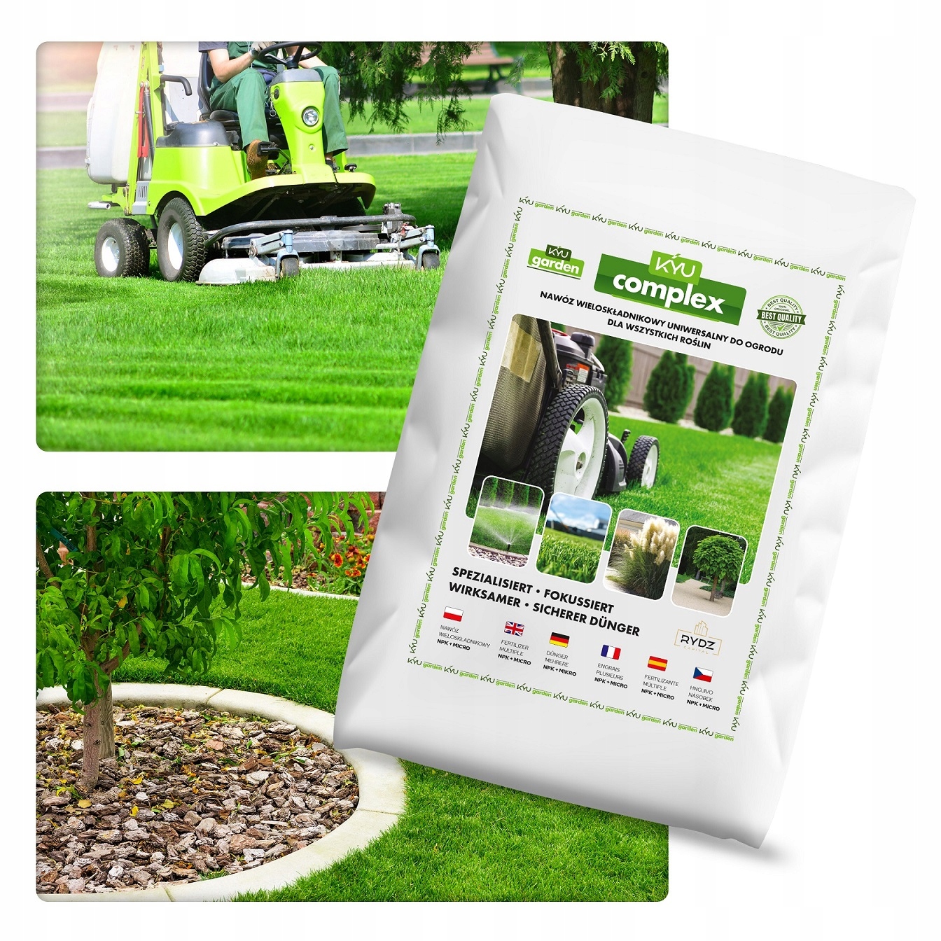 Hnojivo na Trávy Jarní Regenerační Kyu Complex 24 kg 800 m2