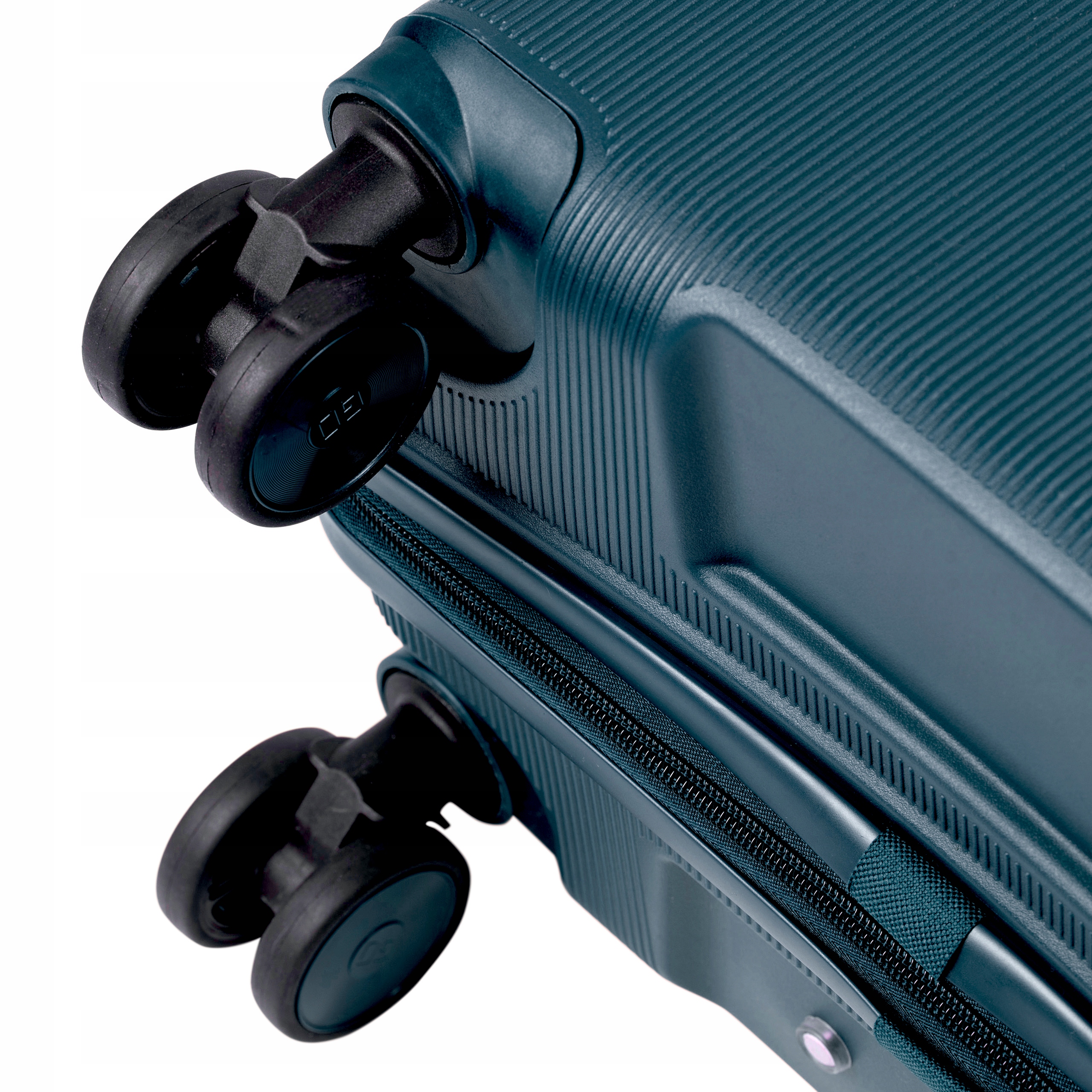 Niezniszczalna DUŻA WALIZKA podróżna XXL na kółkach TWARDA polipropylen Kolor szary