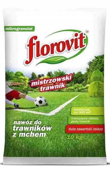 Anty Mech Premium Nawóz Wieloskładnikowy Florovit 10 kg chroni przed mchem