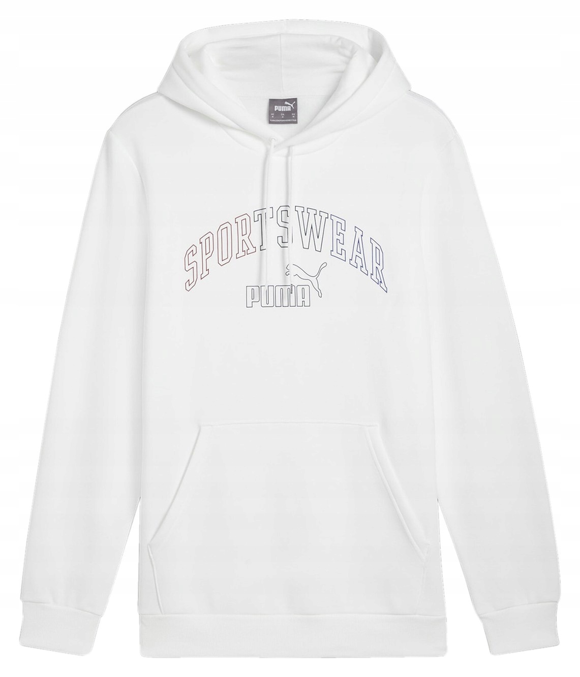 Mikina Puma Ess+ Logo Lab Gradient Hoodie Fl bílá 681775 02 vel. M