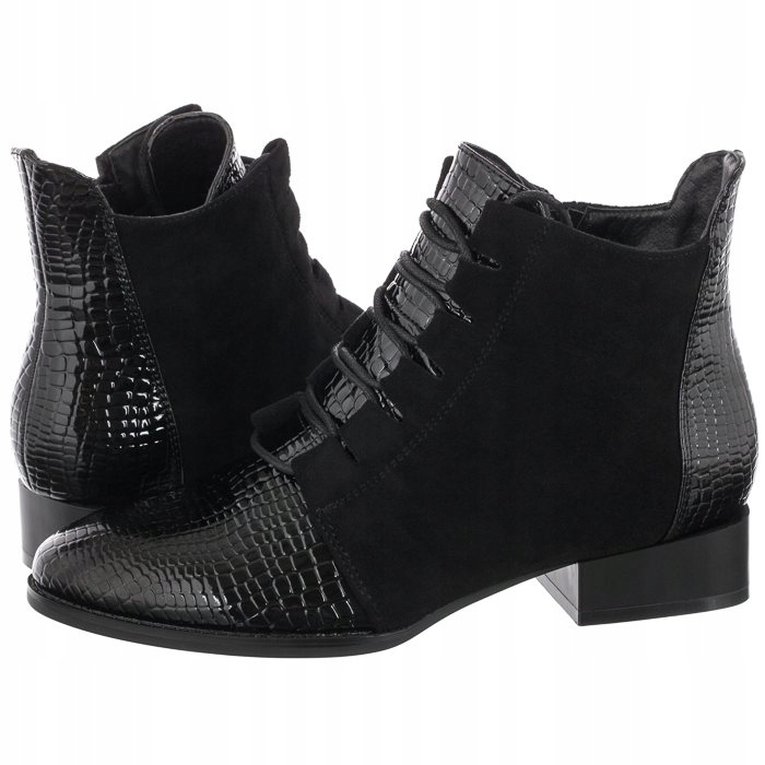 

Buty Damskie Botki Skórzane Filippo Czarne DBT3034
