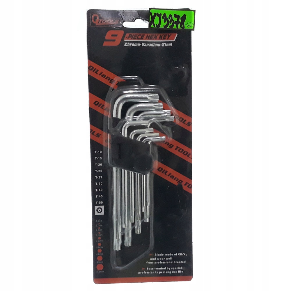 KLUCZE IMBUSOWE / IMBUSY 1.5-10mm TORX 9sztuk