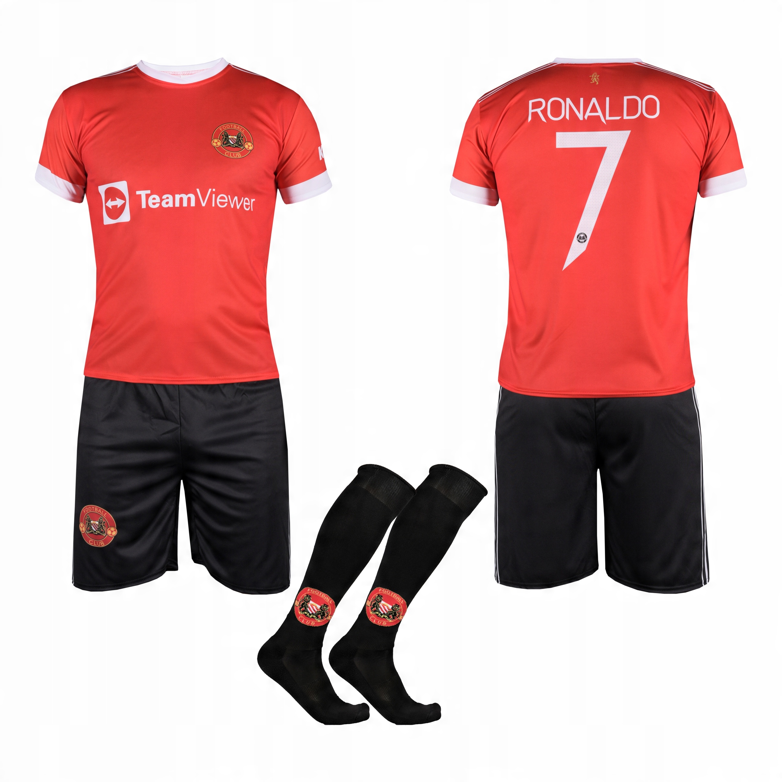 

Strój piłkarski + getry - Ronaldo Manchester - L