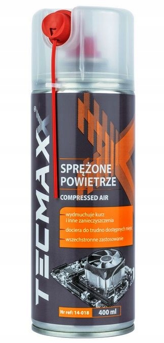 

Tecmaxx Sprężone Powietrze 400ML słomka