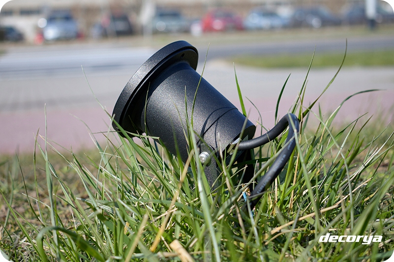 6x ZESTAW LAMPY OGRODOWE WBIJANE GRUNTOWE SZPIKULEC KOLORY RGB DO ROŚLIN Wysokość całkowita 31 cm