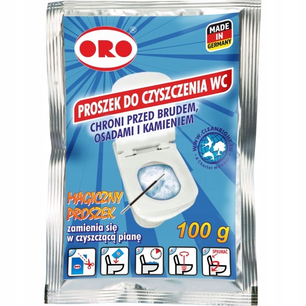 

Oro Magiczny Proszek Do Czyszczenia Wc Piana 100g