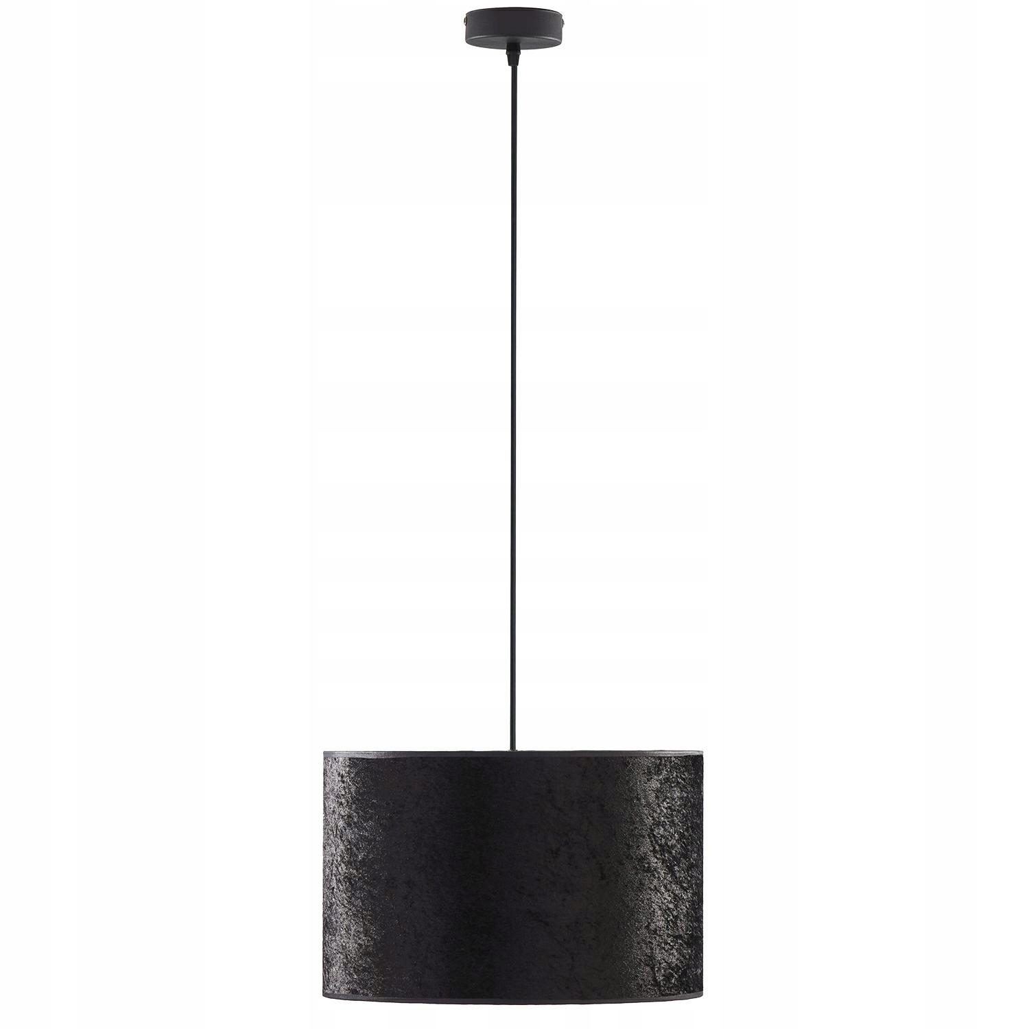 Závesná lampa Tercino Čierna Zlatá Tienidlo 3xE27 50 cm Moderná stropná