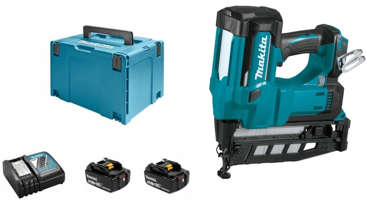 Makita DBN600RTJ Aku Hřebíkovačka 2X5Ah 18V 16GA