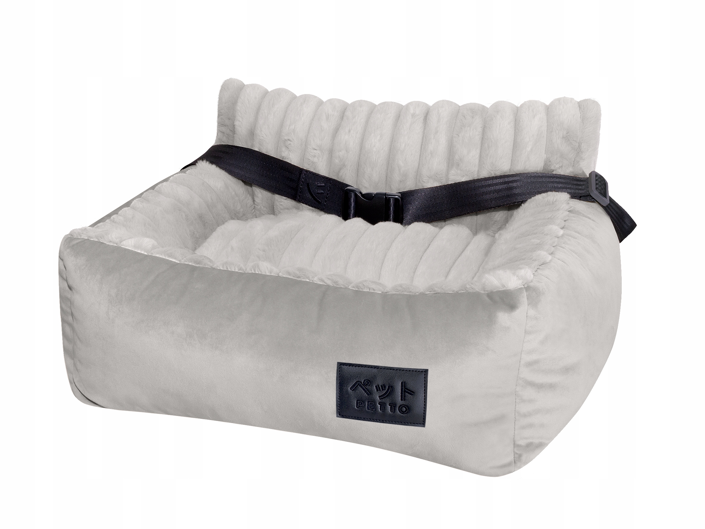 Levně Petto autosedačka pro psy Oi Fluffy šedá single