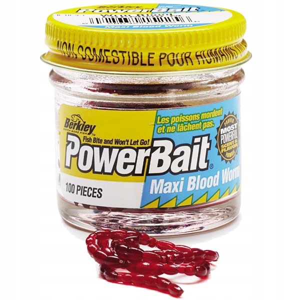 Sztuczna Ochotka Berkley POWERBAIT MAXI BLOOD WORMS DUŻA 1092475